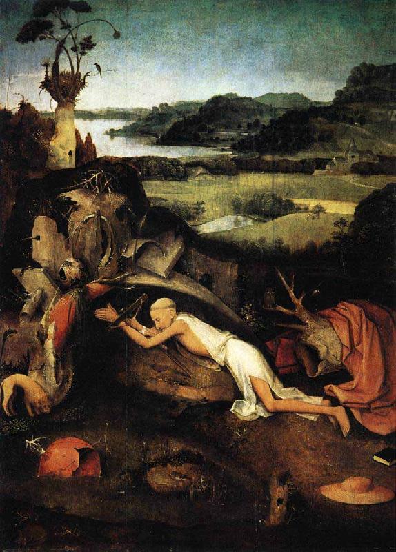 Hieronymus Bosch Jerome at Prayer oil painting image